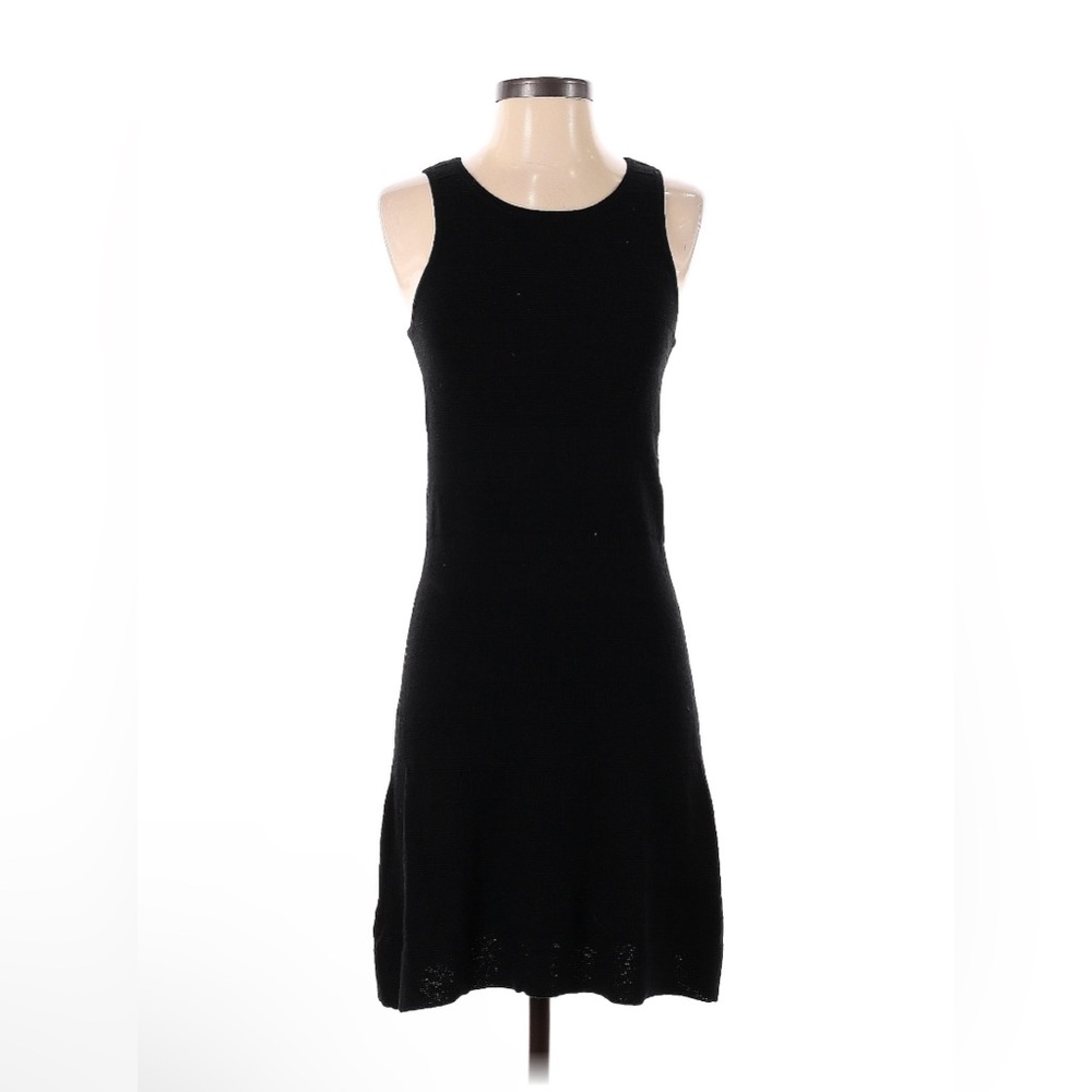 LOFT Black Sleeveless Mini Dress xxs